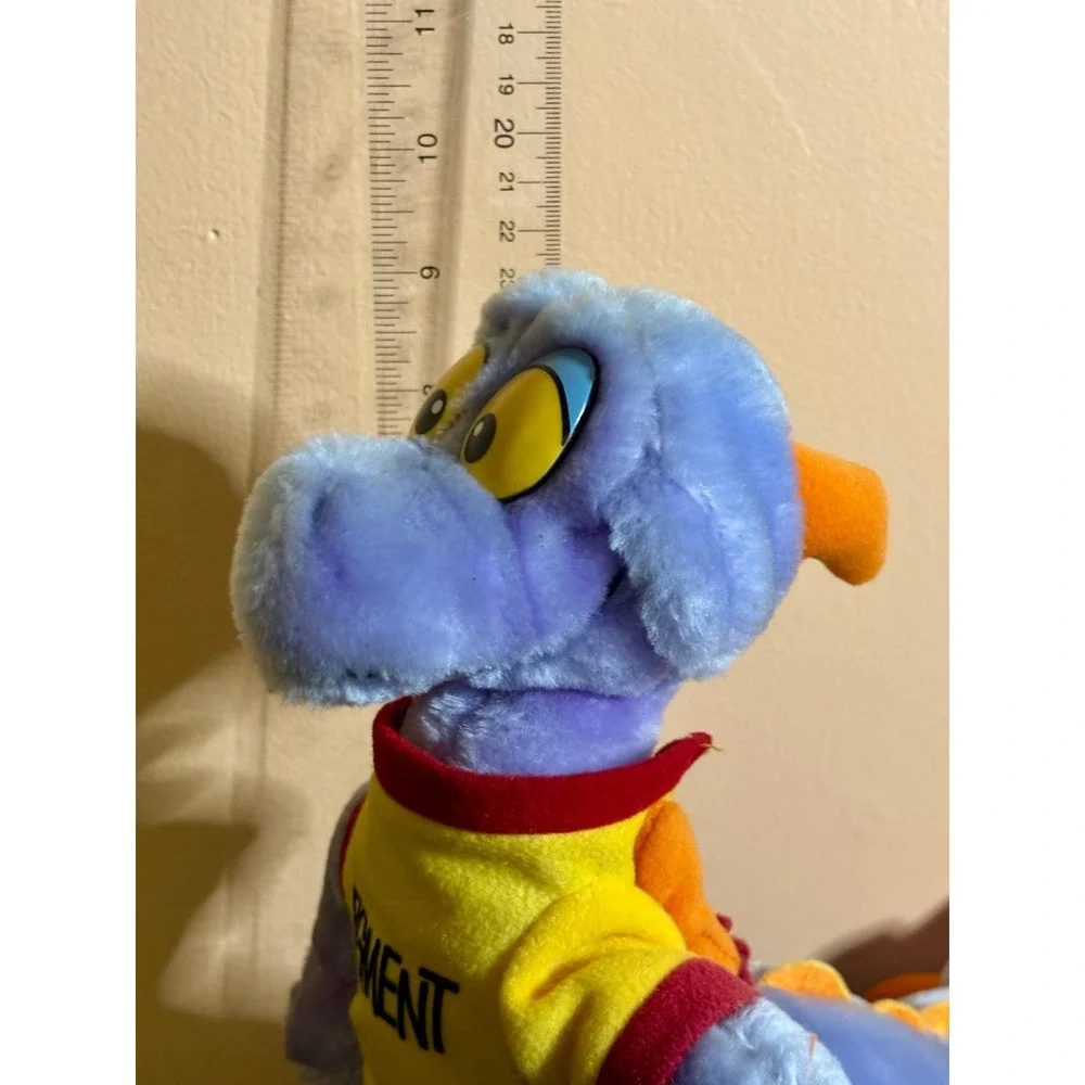 Vintage 1982 Disney Figment Dragon Plush Epcot Journey Into Imagination Purple